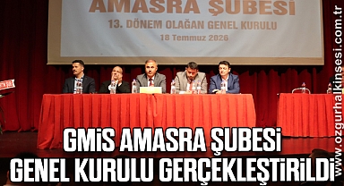 GMİS AMASRA ŞUBESİ GENEL KURULU GERÇEKLEŞTİRİLDİ