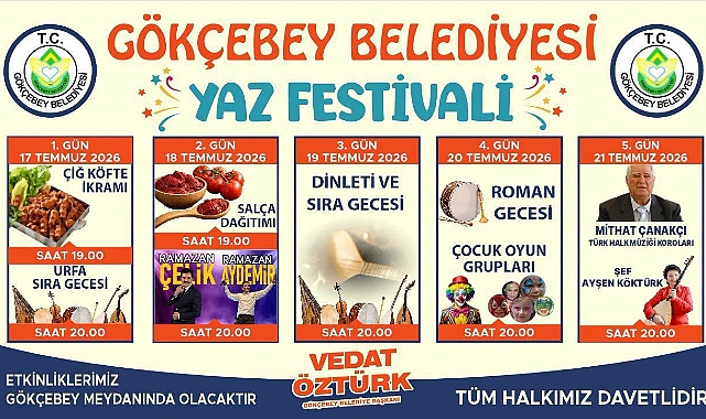 Gökçebey Yaz Festivali Başlıyor: Beş Gün Boyunca Eğlence ve Kültür Dolu Etkinlikler