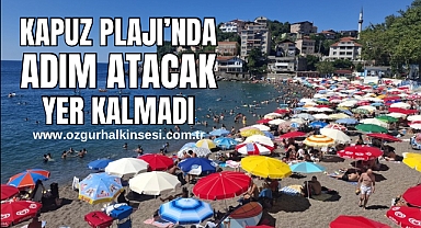Kapuz Plajı’nda Adım Atacak Yer Kalmadı