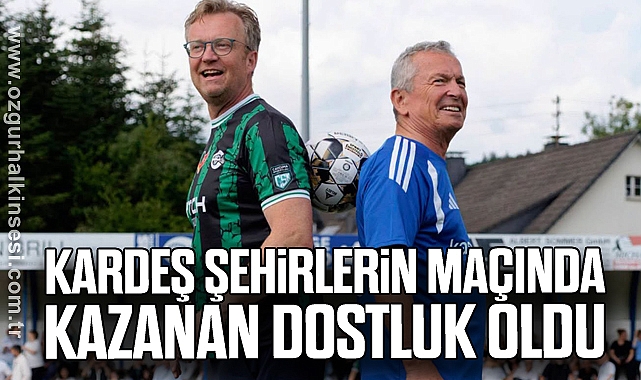 Kardeş Şehirlerin maçında kazanan Dostluk Oldu