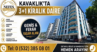 KAVAKLIK'TA 3+1 KİRALIK DAİRE