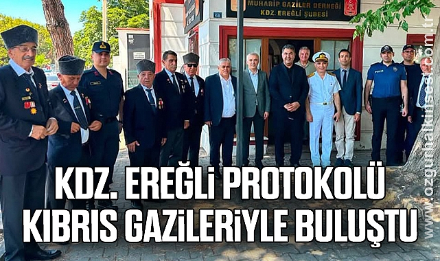 Kdz. Ereğli Protokolü Kıbrıs Gazileriyle Bir Araya Geldi