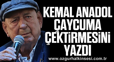 Kemal Anadol Çaycuma çektirmesini yazdı