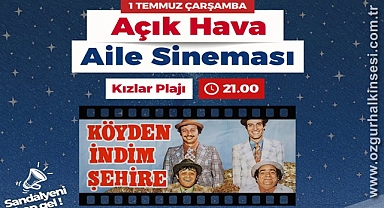 Kızlar Plajı'nda Açık Hava Sinema Keyfi Başlıyor