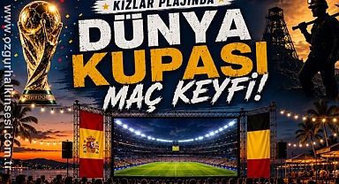 Kızlar Plajı'nda Dünya Kupası Coşkusu Devam Ediyor