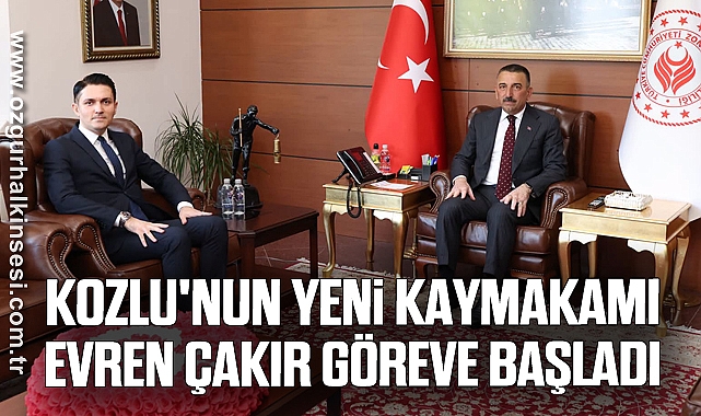 Kozlu'nun Yeni Kaymakamı Evren Çakır Göreve Başladı