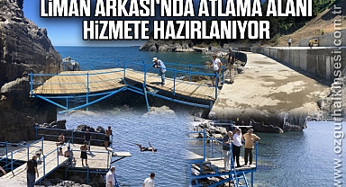 Liman Arkası'nda Atlama Alanı Hizmete Hazırlanıyor