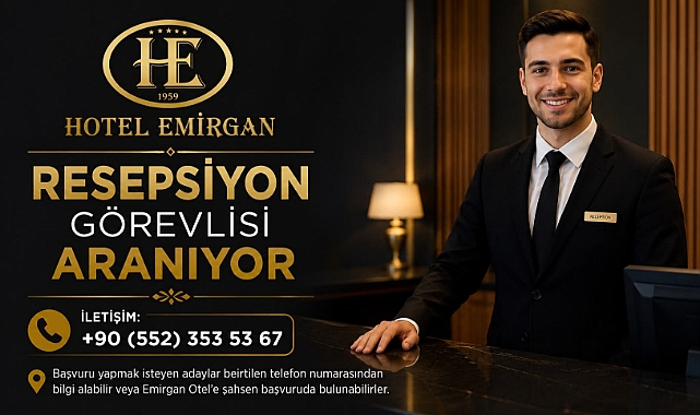 RESEPSİYON GÖREVLİSİ ARANIYOR
