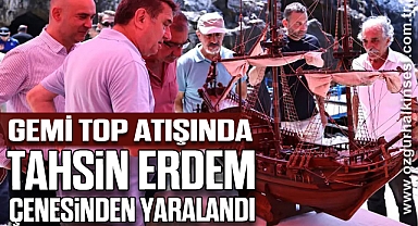 TAHSİN ERDEM ÇENESİNDEN YARALANDI