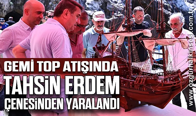 TAHSİN ERDEM ÇENESİNDEN YARALANDI