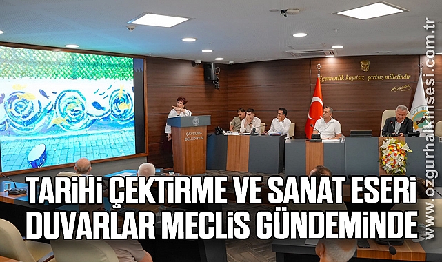 Tarihi Çektirme ve Sanat Eseri Duvarlar Meclis Gündeminde