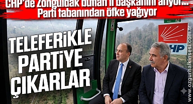“TELEFERİKLE PARTİYE ÇIKARLAR”