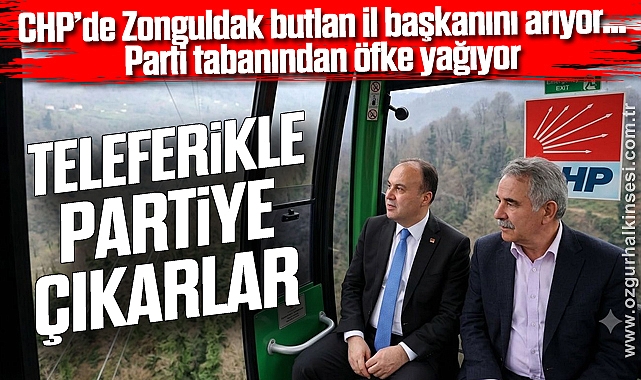 “TELEFERİKLE PARTİYE ÇIKARLAR”