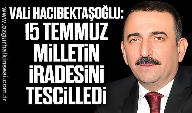 Vali Hacıbektaşoğlu: