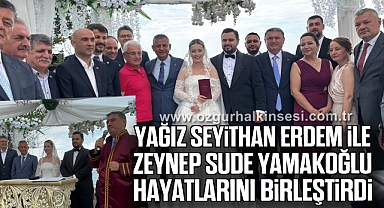 Yağız Seyithan Erdem ile Zeynep Sude Yamakoğlu hayatlarını birleştirdi