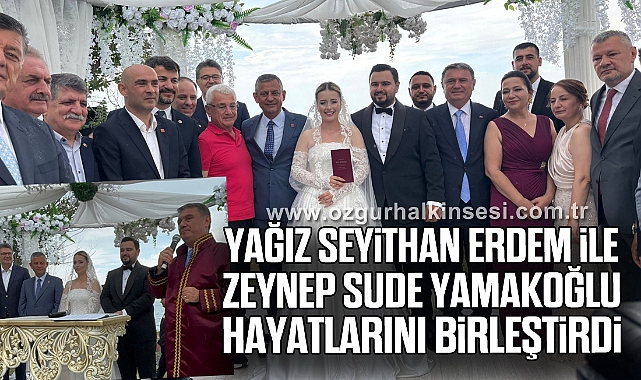 Yağız Seyithan Erdem ile Zeynep Sude Yamakoğlu hayatlarını birleştirdi