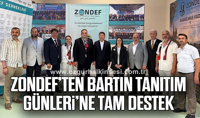 ZONDEF’ten Bartın Tanıtım Günleri’ne Tam Destek