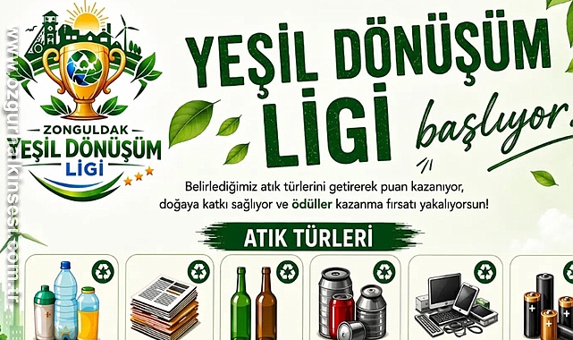 Zonguldak'ta Yeşil Dönüşüm Ligi Başlıyor