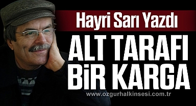 ALT TARAFI BİR KARGA